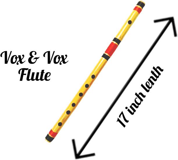 Vox and Vox Attractive vox & vox G Scale 17 inch Right hand Bansuri for beginners & learners Bamboo Flute