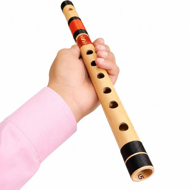 SHAHJI FLUTE G 17 Inch Medium Flute For Biggener And Learner | Best Quality Bamboo Flute | Bamboo Flute