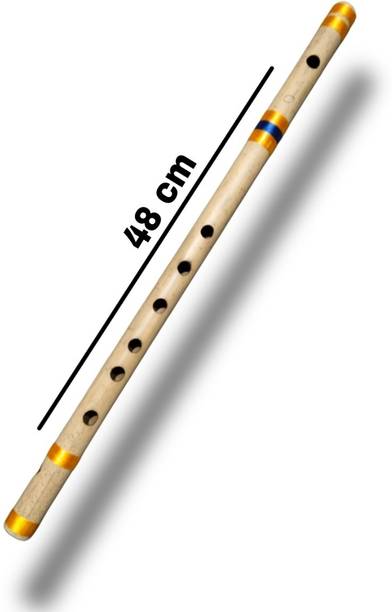 UKS Professional Flutes C Sharp Medium Right Hand Bansuri Size 48 cm Wooden Flute