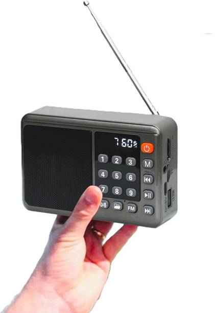 Coracao FM Radio with Bluetooth Speaker - Portable & Wireless Sound System FM Radio FM Radio