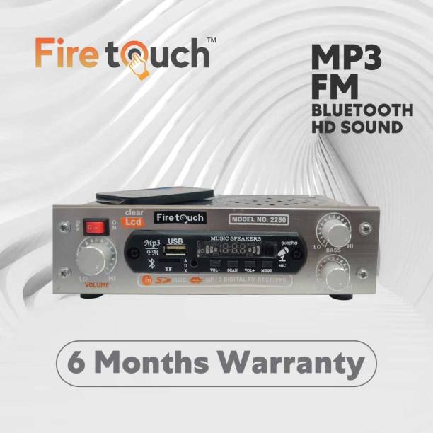 Fire Touch AC, DC FM Radio Multimedia Speaker with Bluetooth, USB, SD Card, Aux 100 W FM Radio