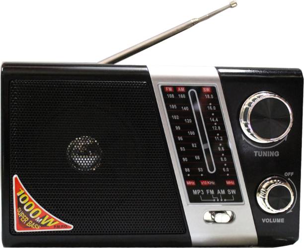 Fangtooth YG-852URT 3 Band AM/FM/SW USB Radio Speaker with LED Torch FM Radio