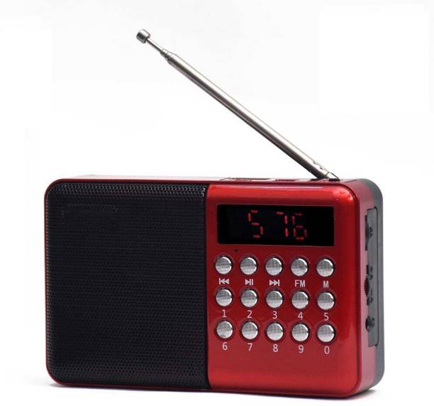 Coracao Pocket Blast Bluetooth Speaker with FM , USB/SD Card and AUX FM Radio Black FM Radio