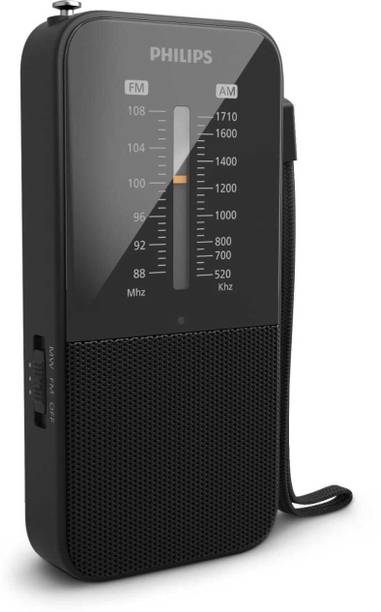 PHILIPS TAR1509 Portable Radio with FM/MW Mode 3.5mm Headphone Jack & Built-in Speaker FM Radio