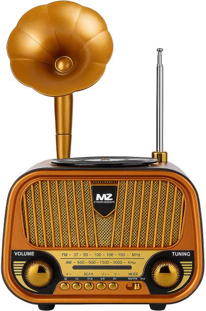 NextFusion Classic Retro Wireless BT Speaker with FM/USB/AUX in & Hands Free Calling FM Radio