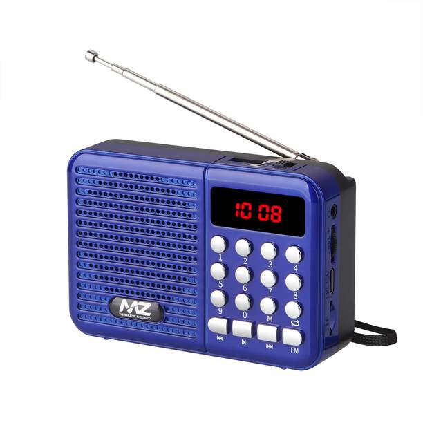 MZ S8 (FM SUPER RADIO) With Bluetooth/USB/Aux/TF Card 5W Power & 1200mAh Battery FM Radio