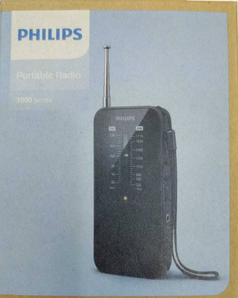 PHILIPS TAR 1509 Portable Radio with FM/AM Mode 3.5mm Headphone Jack & Built-in Speaker FM Radio