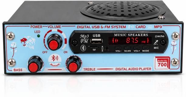 ain Sound Machine Bluetooth FM,SDCard slot,AUX Input,Portable speaker with FM Radio 80 W AV Power Amplifier