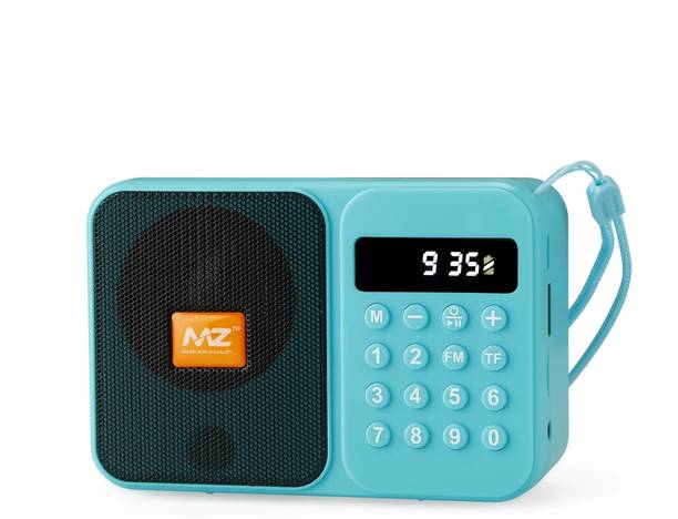 MZ S6 (FM SUPER RADIO) 5W with Bluetooth/USB/Aux/TF Card 1200mAh Battery FM Radio