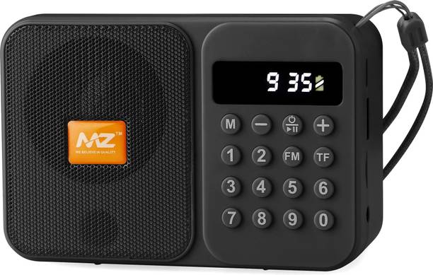 MZ S6 (FM SUPER RADIO) 5W with Bluetooth/USB/Aux/TF Card 1200mAh Battery FM Radio