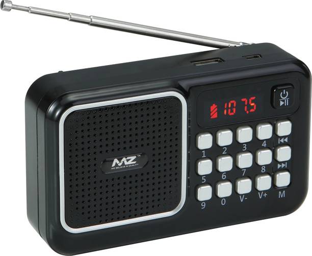 MZ M41VP (FM SUPER RADIO) With Bluetooth/USB/Aux/TFT Card 1200mAh Battrey FM Radio