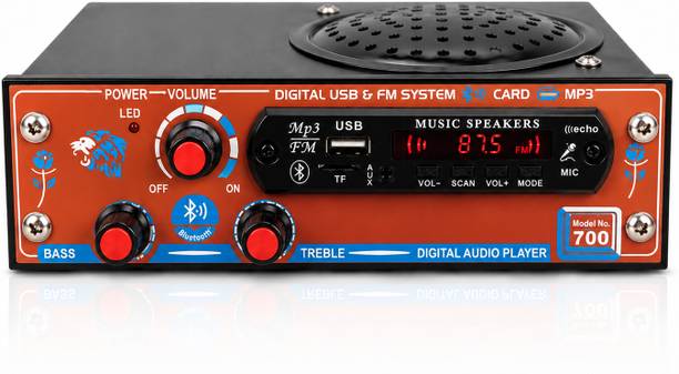 ain Sound Machine Speaker FM Radio with USB, Bluetooth & Built-in Speaker for Home 80 W AV Power Amplifier