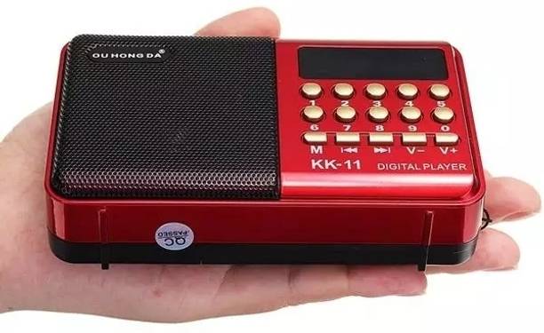 JAXTER Pocket Blast Bluetooth Speaker with FM , USB/SD Card and AUX FM Radio Black FM Radio