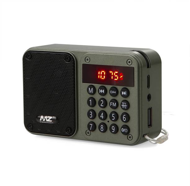 MZ M7 SUPER FM RADIO With Bluetooth/USB/Aux/TFT Card 1200mAh Battery FM Radio