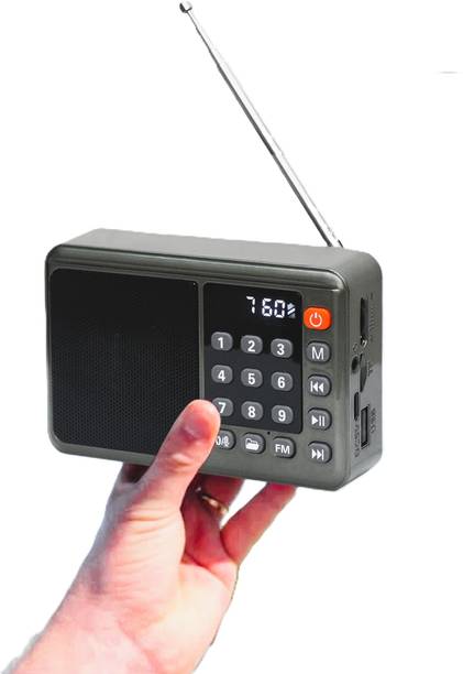 JAXTER FM Radio with Bluetooth Speaker - Portable & Wireless Sound System FM Radio FM Radio