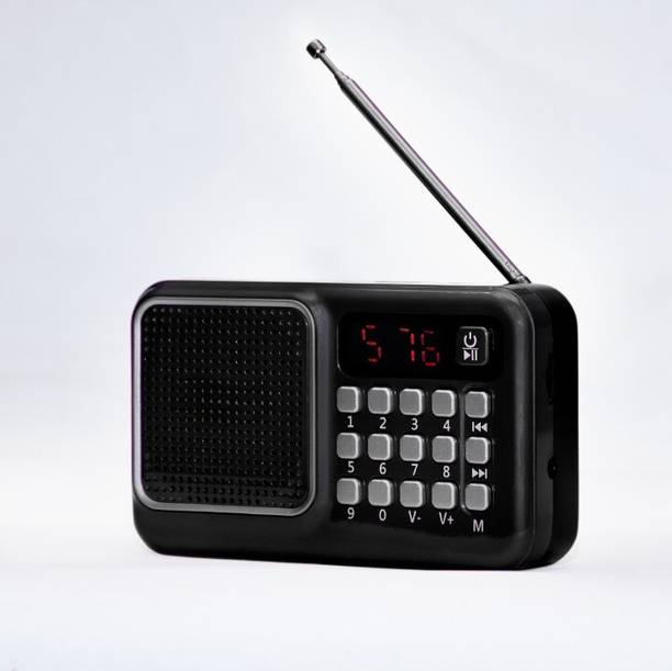 RelElseTech Mini M41VP FM Radio with Bluetooth Speaker - Portable & Wireless Sound System FM Radio