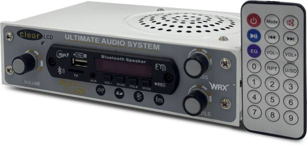 WRX Portable Radio with Bluetooth Speaker, USBSDMP3 Player, Multimedia Speaker FM Radio