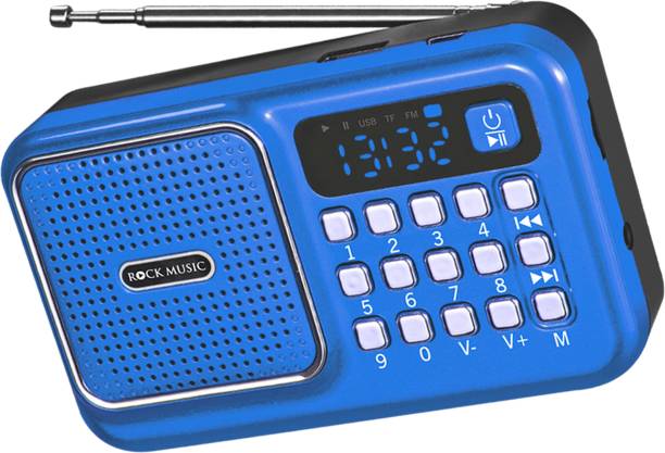 fire turtle 614 Portable Pocket Speaker l 8 HRS l Backup l Rechargeable FM Radio