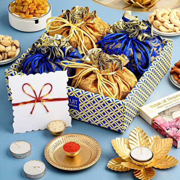 HyperFoods hai Dooj Gift Pack | Elegant Festival Hamper Combo