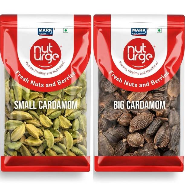 Nut Urge Small Cardamom + Big Cardamom (50+50) gm Combo