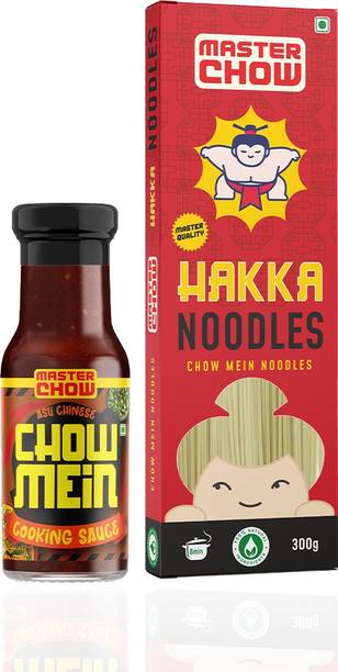 MasterChow Healthy Chowmein Pack: Indo-Chinese Chowmein Sauce with Hakka Noodles Combo