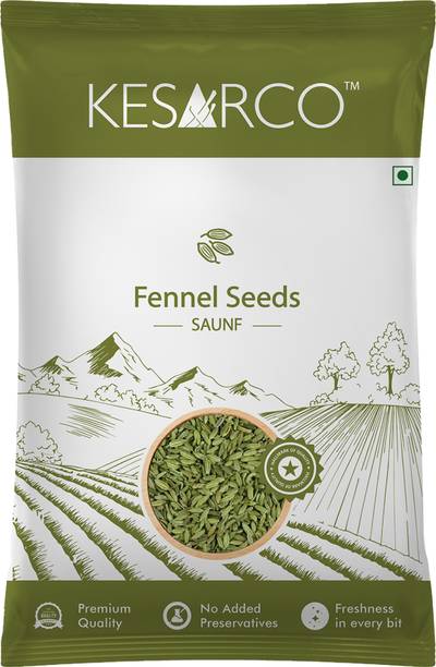 KESARCO Fennel Seeds (Saunf) 1kg | Premium Quality Fresh Fennel | Aromatic Cooking Spice