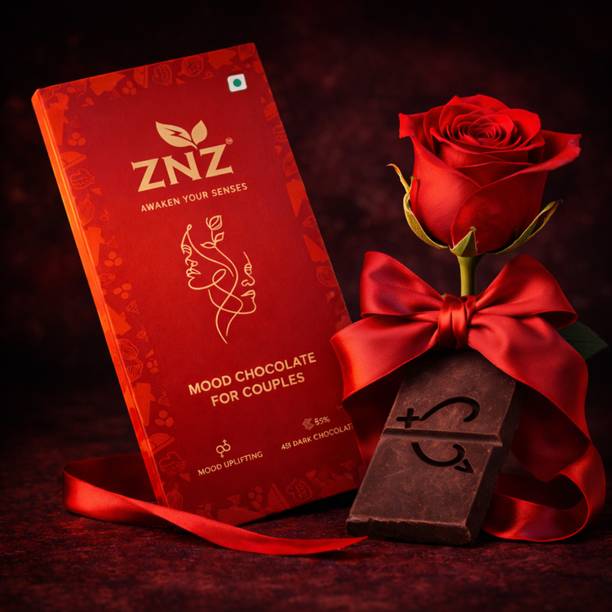 जेड एन जेड Chocolate Gift Pack for Couples | Valentine Gift for Boyfriend & Girlfriend कॉम्बो