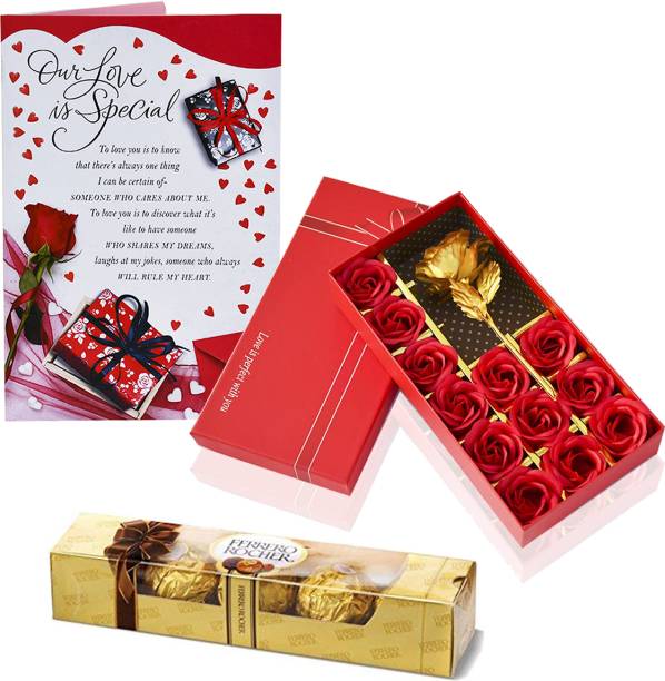 Saugat Traders Love Gift for Girlfriend,Boyfriend,Wife- Birthday-Anniversary-Valentines Gift Combo