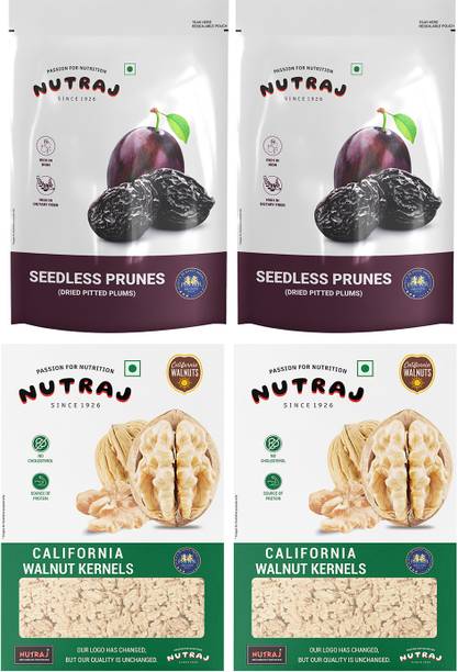 Nutraj Dry Fruits Combo Pack 900g, Aalobukhaara, Akhrot Giri, Combo