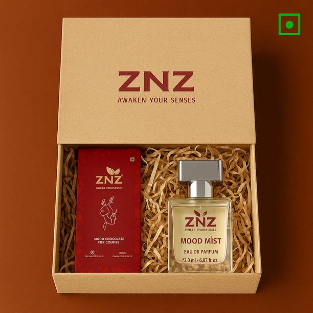 ZNZ Best Romance Gift for couples | Mood Uplifting Chocolate and mood perfume Combo