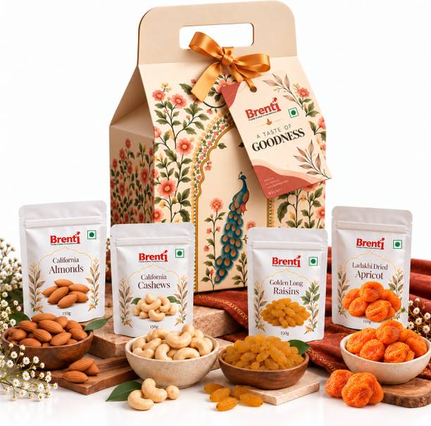 Brenti Festive Dry Fruit Gift Hamper | Diwali Gifting | Premium Gifting Combo