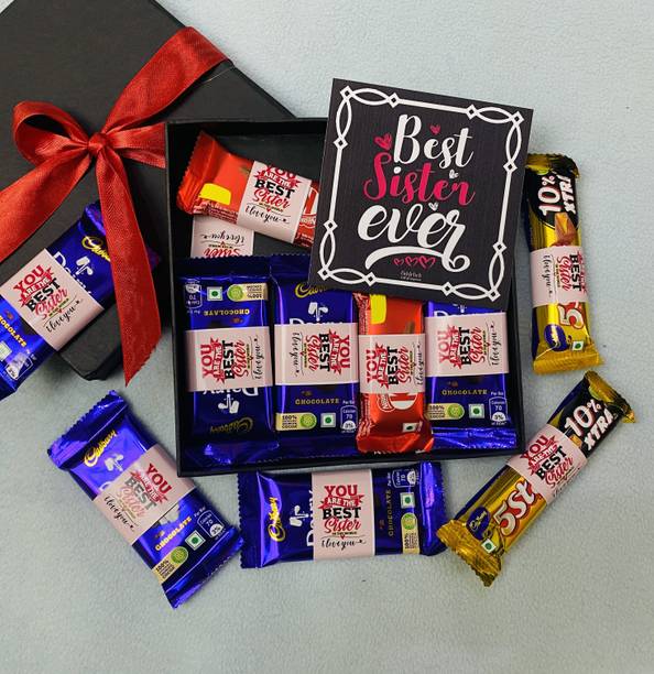 OddClick best sister in the world Unique Premium Chocolate Gifts Box Combo