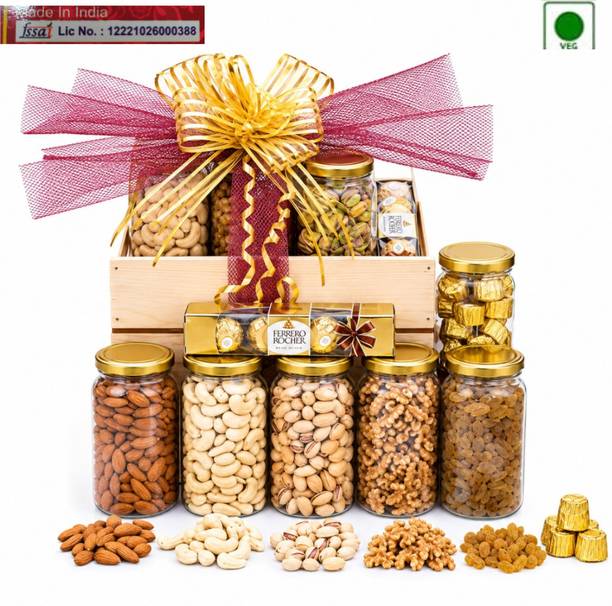 Giftrend Diwali Gift Pack for Office | Dry Fruits Gifting Hamper Combo