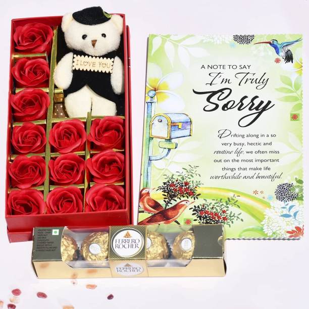 Saugat Traders Apology Gift / Sorry Gift for Girlfriend, Boyfriend, Wife - Chocolate Gift Combo