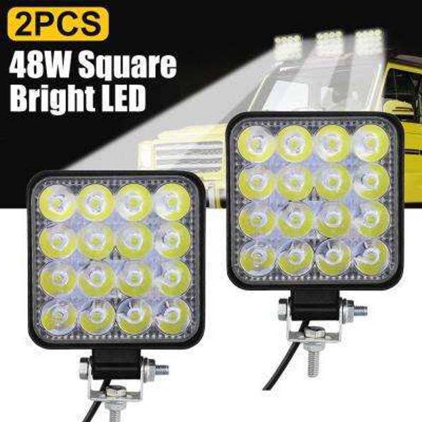 TRYFLY LED Fog Lamp Unit for TVS, Bajaj, Hero, Honda, KTM, Royal Enfield, Suzuki, Yamaha, Toyota Universal For Car