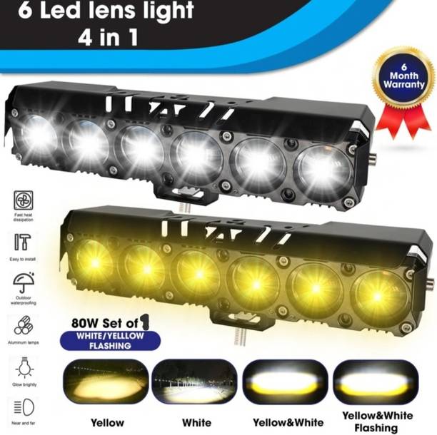 GYPFAST LED Fog Lamp Unit for Lexus, Volvo, HM, KTM, Tata, Toyota, Skoda, Hero, Jaguar 800, Vitara, Go+, Innova, Polo Exquisite, Evoque, M-Class