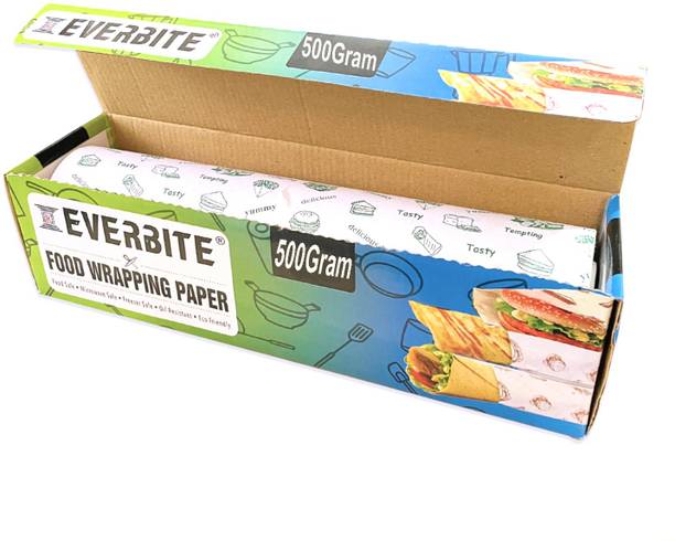 Everbite 100%Oil Proof 500 Gram Food Grade Butter Paper Roll, Used for Roti,Cake