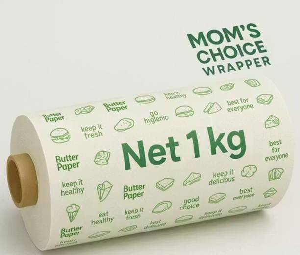 Everbite Premium 100% Food Grade Butter Paper Roll, Used for Roti,Cake,Burger Wr