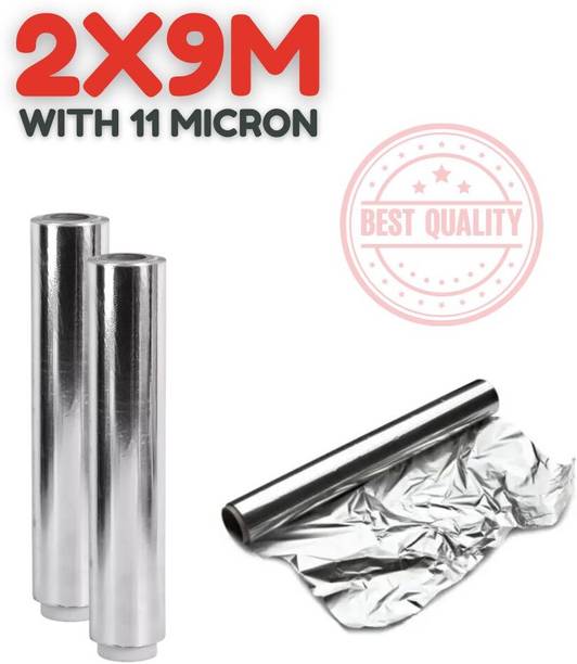 Kitchenmate Foil 9 Meter Pack of 2 Aluminium Foil