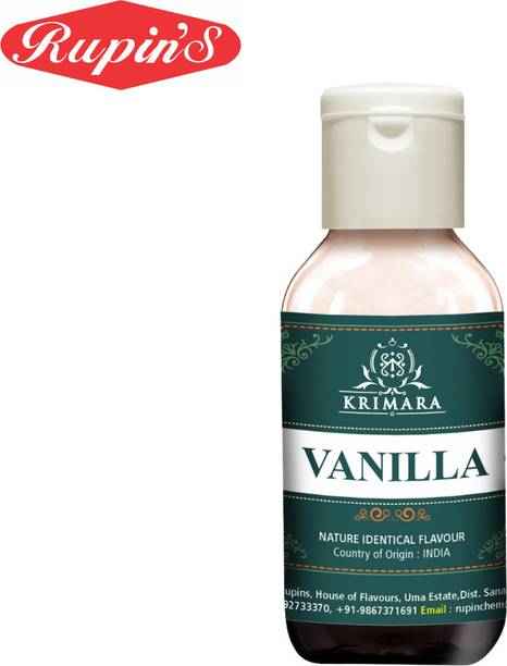 RUPINS VANILLA FLAVOR 100ML FOR ICECREAM,BAKERY PRODUCTS Vanilla Liquid Food Essence