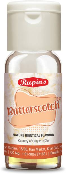 RUPINS BUTTERSCOTCH FLAVOR ESSENCE 30ML (SINGLE 1 X 30ML) Butterscotch Liquid Food Essence