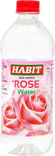HABIT Rose Water (Gulab Jal) 500ml x Pack of 1 | Ideal for Biryani, Sweets & More Rose Liquid Food Essence