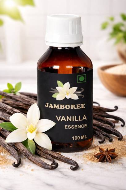 JAMBOREE Vanilla Essence for baking cake, ice creams, puddings, sweets Vanilla Liquid Food Essence