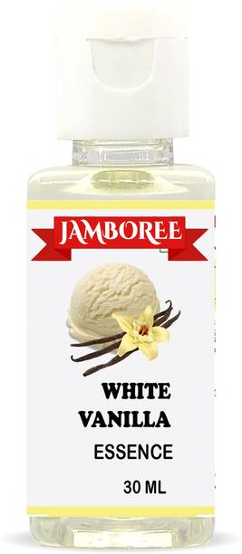 JAMBOREE White Vanilla Flavour Food Essence for Cakes, Jams, Jelies, Cookies, Ice Creams Vanilla Liquid Food Essence