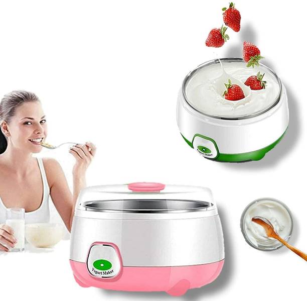 OXERPRO SmartBuy Automatic 1L Portable Yogurt Making Machine Stainles Steel Container,, Yogurt Maker