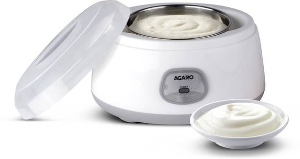 AGARO Classic Portable , 1.2L Capacity, Electric, Automatic Yogurt Maker