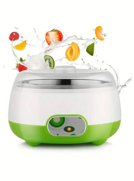Dwiza Enterprise Automatic 1L Portable Yogurt Making Machine Stainless Steel Container Dahi Maker Yogurt Maker