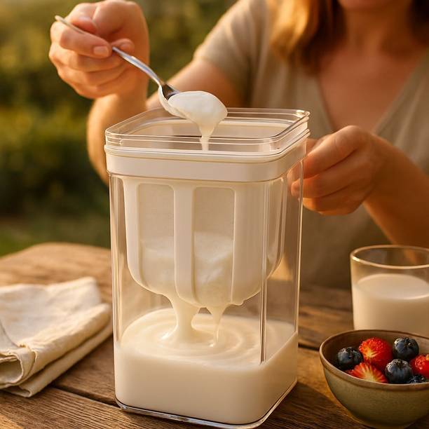 MODEK Greek Yogurt and Curd Maker, 1100ml Fine Mesh Strainer SMD120 Yogurt Maker