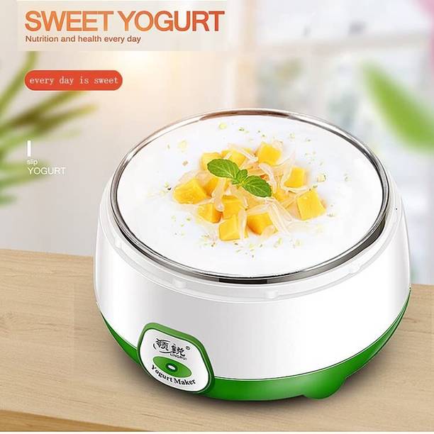 EVETIS Automatic 1L Portable Yogurt Making Machine Stainless Steel Container ANY TIME Yogurt Maker