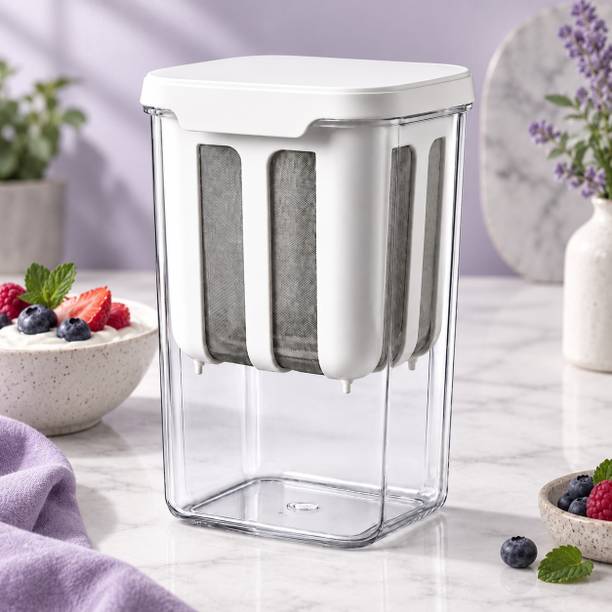 jaydip Yogurt Thickening Container 1100ml, Three-Part Straining System Yogurt Maker